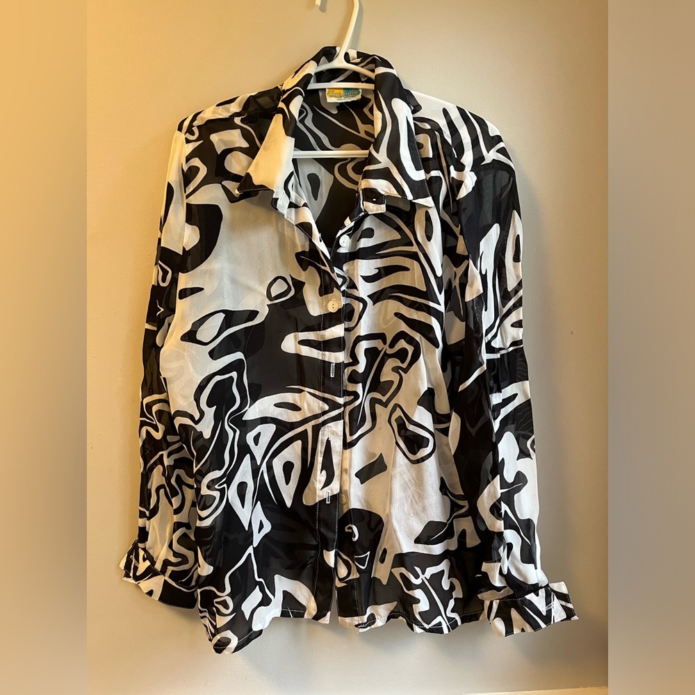 Light cotton cover up or blouse